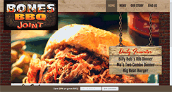 Desktop Screenshot of bonesbbqjoint.com